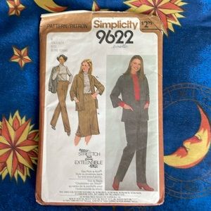 Vintage 1980 sewing pattern